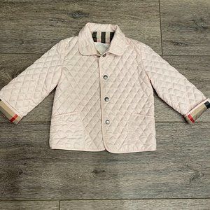 Burberry Quilted Light Pink Jacket